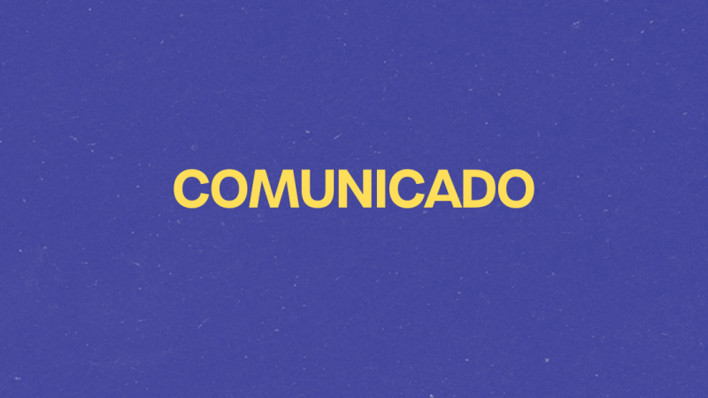 COMUNICADO: Feriado de 31 de outubro